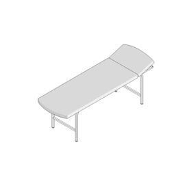 Кушетка КС с регулируемым подголовником